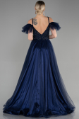 Long Navy Blue Evening Dress ABU3500