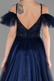 Long Navy Blue Evening Dress ABU3500