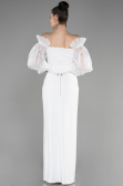 Long White Evening Dress ABU3508