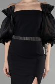 Long Black Evening Dress ABU3508