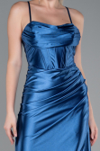 Long Indigo Prom Gown ABU3247