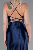 Long Navy Blue Prom Gown ABU3247