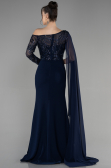 Long Navy Blue Evening Dress ABU3511