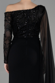 Long Black Evening Dress ABU3511