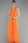 Orange Chiffon Invitation Dress ABT075