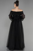Black Long Engagement Dress ABU1468