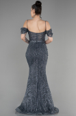 Long Anthracite Mermaid Evening Dress ABU3527