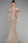 Long Gold Mermaid Evening Dress ABU3527