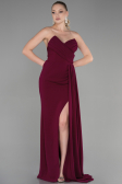 Long Cherry Colored Prom Gown ABU3344