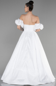 Long White Evening Dress ABU3547