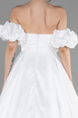 Long White Evening Dress ABU3547