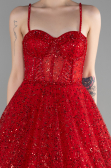 Long Red Haute Couture Dress ABU3556