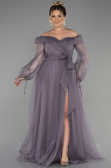 Long Lavender Oversized Evening Dress ABU1535