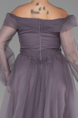 Long Lavender Oversized Evening Dress ABU1535