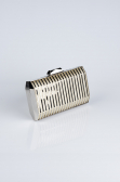 Gold Metal Box Bag V645
