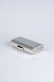 Silver Metal Box Bag V645
