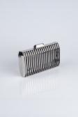 Black Metal Box Bag V645