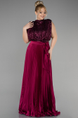 Plum Long Plus Size Evening Dress ABU3341