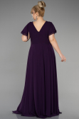 Long Purple Plus Size Evening Dress ABU1562