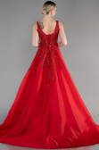 Long Red Haute Couture Dress ABU3595