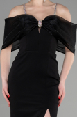 Long Black Evening Dress ABU3601