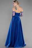 Long Sax Blue Evening Dress ABU3604