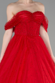 Long Red Haute Couture Dress ABU3599