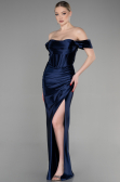 Long Navy Blue Evening Dress ABU3611