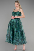 Midi Green Cocktail Dress ABK1967