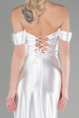 Long White Evening Dress ABU3611