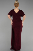 Long Burgundy Formal Plus Size Dress ABU3645