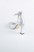 Silver Laser Cut Evening Shoe MJ5154