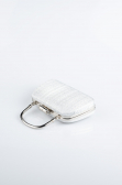 Silver Laser Cut Evening Bag SH839