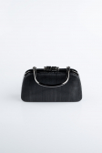Black Laser Cut Evening Bag SH839