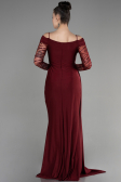 Long Burgundy Evening Dress ABU3656