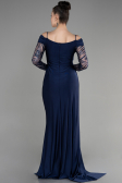 Long Navy Blue Evening Dress ABU3656