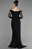 Long Black Evening Dress ABU3656