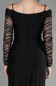 Long Black Evening Dress ABU3656