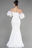 Long White Evening Dress ABU3659