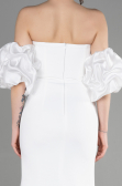 Long White Evening Dress ABU3659