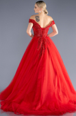 Long Red Haute Couture Dress ABU3662