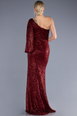 Long Burgundy Mermaid Evening Gown ABU3667