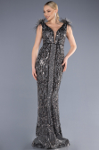 Long Anthracite Mermaid Prom Dress ABU3669