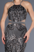Long Anthracite Mermaid Prom Dress ABU3670