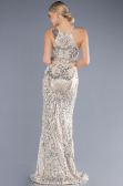 Long Beige Mermaid Prom Dress ABU3670