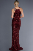Long Burgundy Mermaid Prom Dress ABU3670