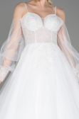 Long White Wedding Dress ABU3704
