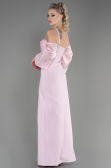 Long Powder Color Invitation Dress ABU2911