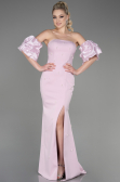 Long Powder Color Evening Dress ABU3659