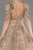Long Gold Evening Dress ABU3708
